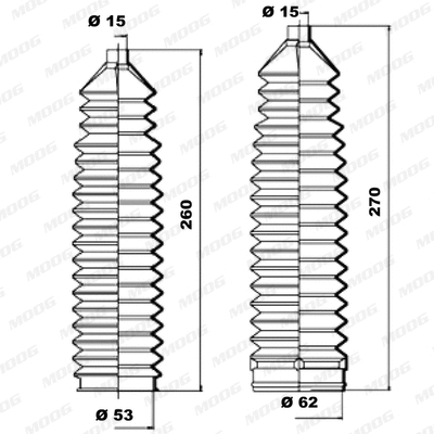 Bellow Kit, steering