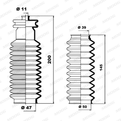 Bellow Kit, steering