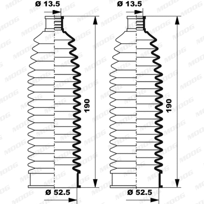 Bellow Kit, steering