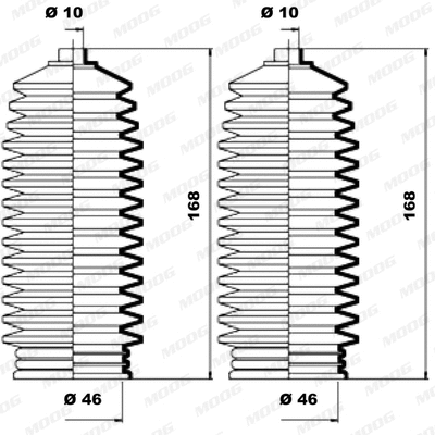 Bellow Kit, steering