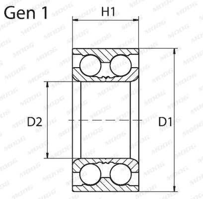 Wheel Bearing Kit (OP-WB-11090)