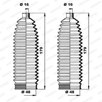 Bellow Kit, steering