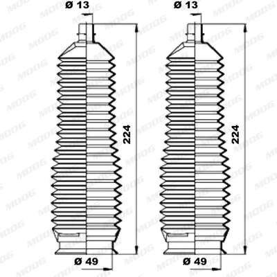 Bellow Kit, steering