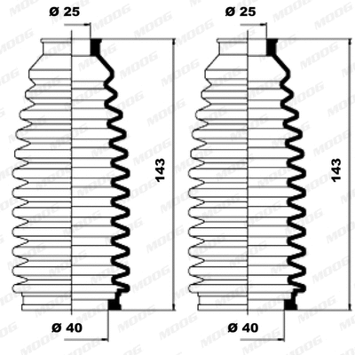 Bellow Kit, steering