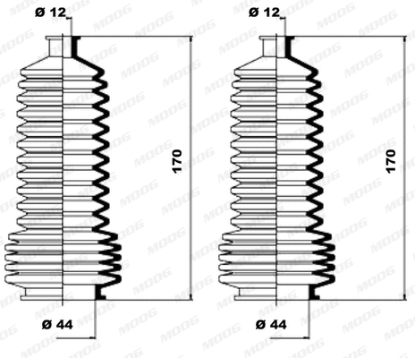 Bellow Kit, steering