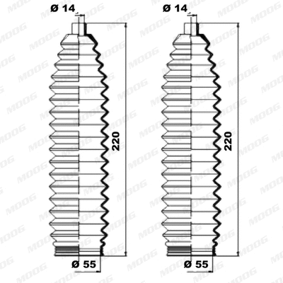Bellow Kit, steering