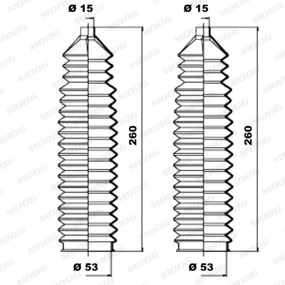 Bellow Kit, steering
