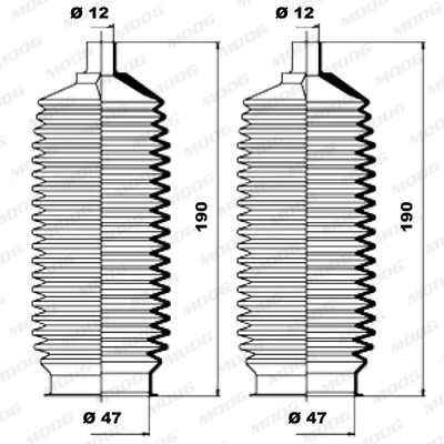 Bellow Kit, steering