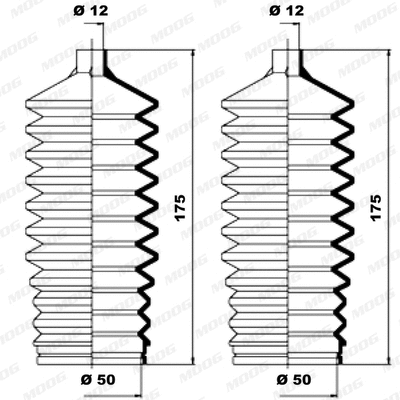 Bellow Kit, steering