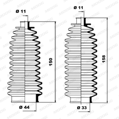 Bellow Kit, steering