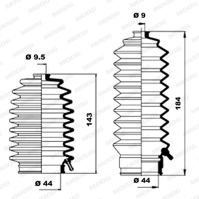 Bellow Kit, steering