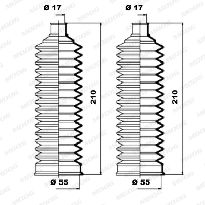 Bellow Kit, steering