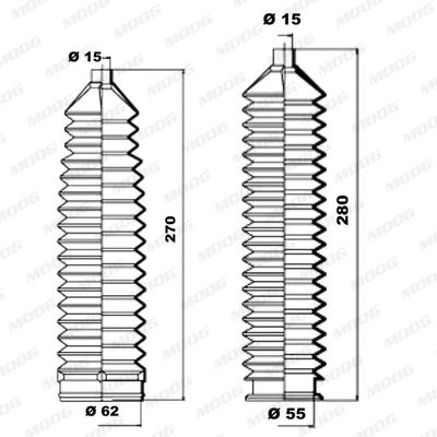 Bellow Kit, steering