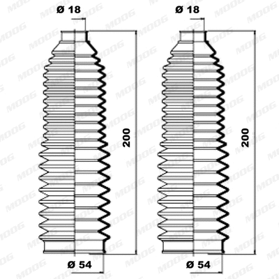 Bellow Kit, steering