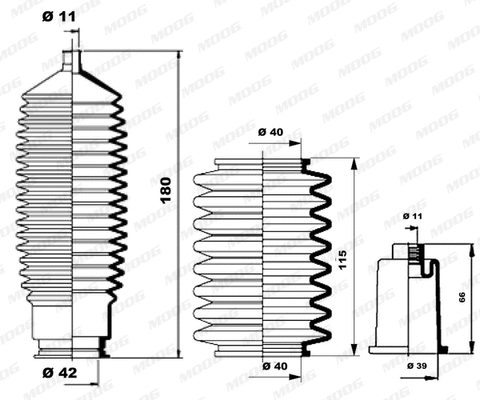 Bellow Kit, steering