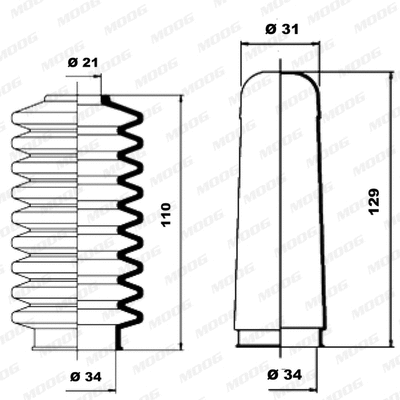 Bellow Kit, steering