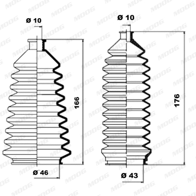Bellow Kit, steering