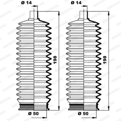 Bellow Kit, steering