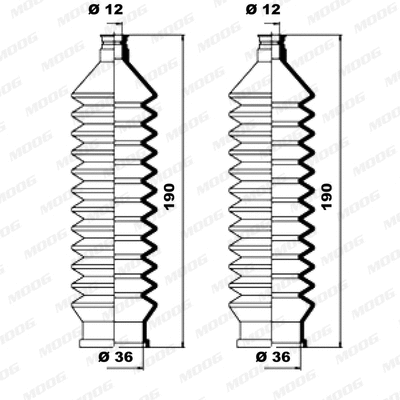 Bellow Kit, steering