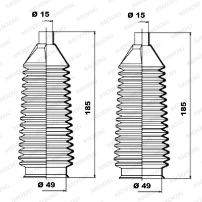 Bellow Kit, steering