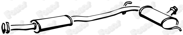 Centre Muffler (611154)