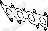 Gasket, exhaust pipe (80863)