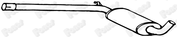 Centre Muffler (610207)