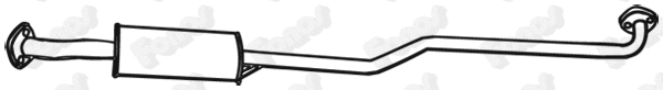 Centre Muffler (18572)