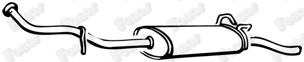 Rear Muffler (611145)