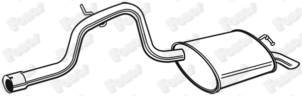 Rear Muffler (619616)