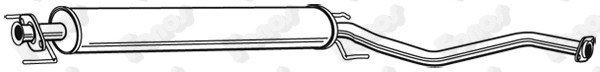 Centre Muffler (617533)