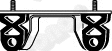 Rubber Strip, exhaust system (80288)