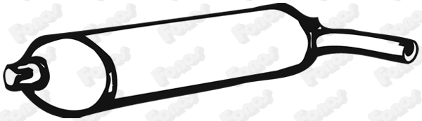 Rear Muffler (611392)