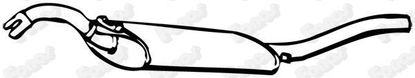 Rear Muffler (616136)
