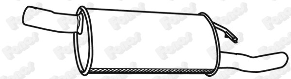 Rear Muffler (617150)
