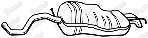Rear Muffler (616744)