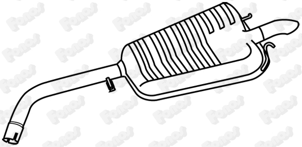 Rear Muffler (17724)