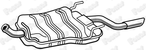 Rear Muffler (617574)
