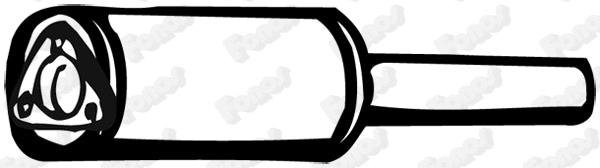 Front Muffler (610206)