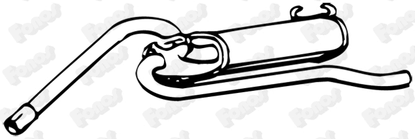 Rear Muffler (612431)
