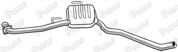 Centre Muffler (617441)