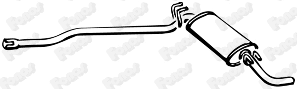 Rear Muffler (15162)