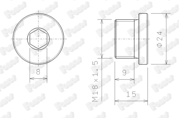 Bolt, exhaust system (83294)