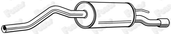 Rear Muffler (24166)