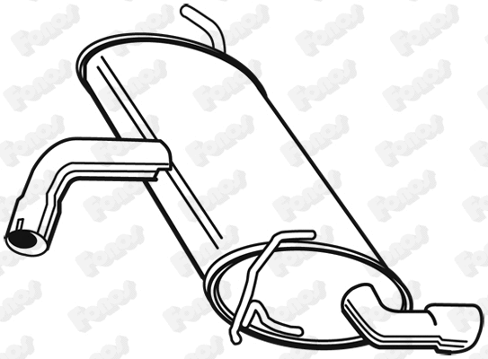 Rear Muffler (616493)