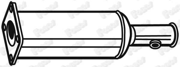 Soot/Particulate Filter, exhaust system (73179)