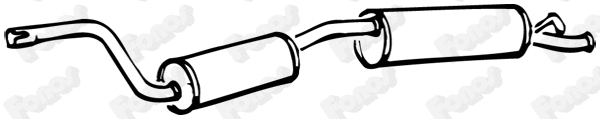 Rear Muffler (610005)