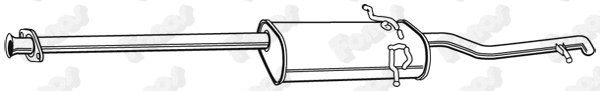 Rear Muffler (618118)