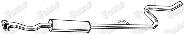 Centre Muffler (23216)