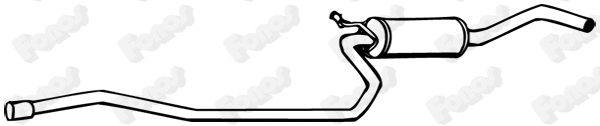 Centre Muffler (619204)